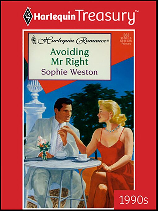 Title details for Avoiding Mr Right by Sophie Weston - Available